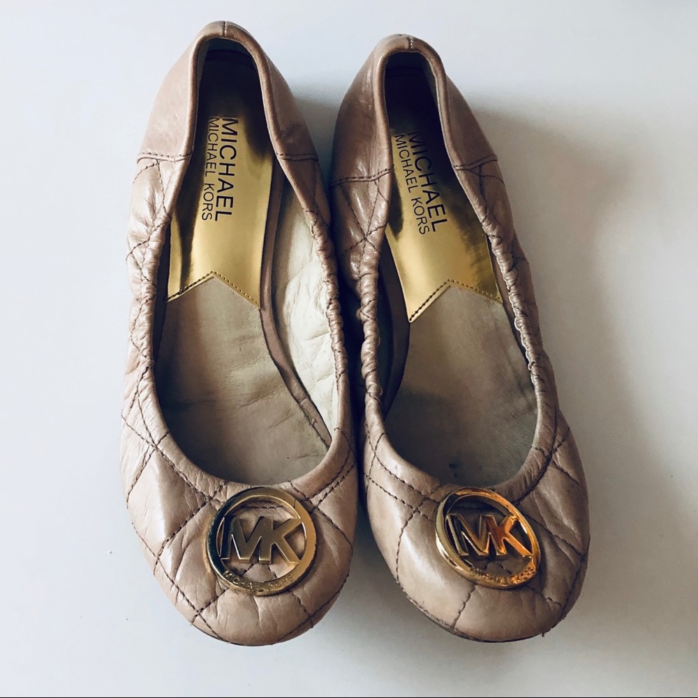 Michael Kors Fulton Quilted Flats